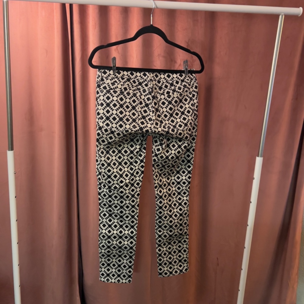 Geometric Toothpick Pants - Picture 4 of 4